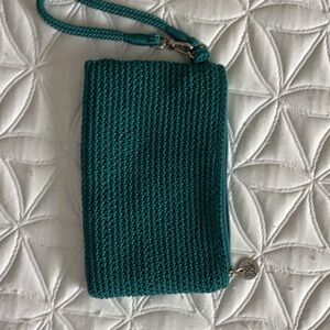 The Sak woven wristlet